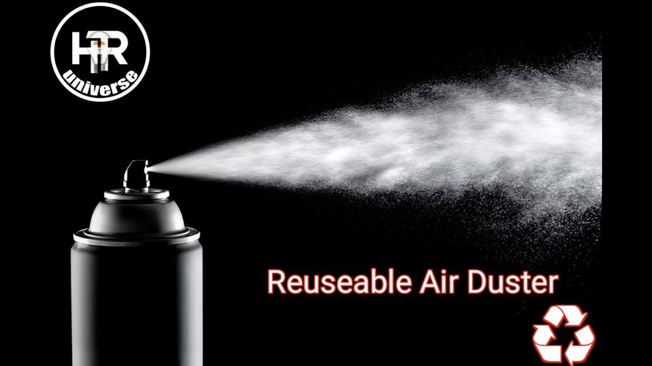 DIY Dust Remover How to Make a Compressed Air Can At Home YouTube