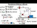 Physics - Test Your Knowledge: Momentum (11 of 20) Pendulum Hitting a Block