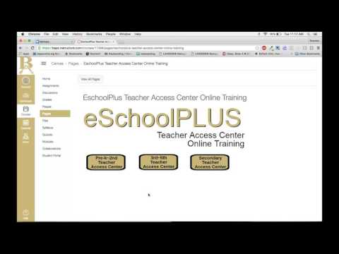eSchool Training Welcome