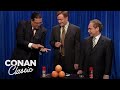 Penn & Teller Teach Conan Sleight Of Hand - "Late Night With Conan O'Brien"