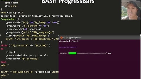 Bash Progress Bar ~ Processes