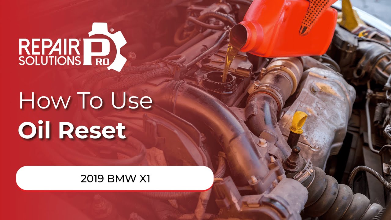 How to Use Oil Reset Function on SDS | 2019 BMW X1 - YouTube