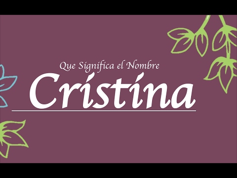 Video: Christina - el significado del nombre, el carácter y el destino