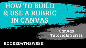 How to Build & Use a Rubric in Canvas