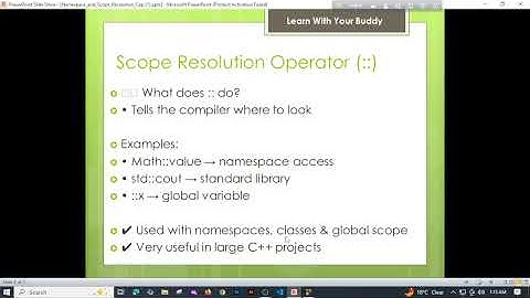Tutorial 27 : Mastering Multiple Namespaces: The C++ Scope Resolution Operator (::) Explained