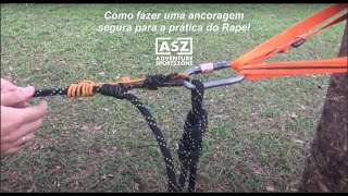 Aprenda a fazer uma ancoragem segura para a prática de Rapel