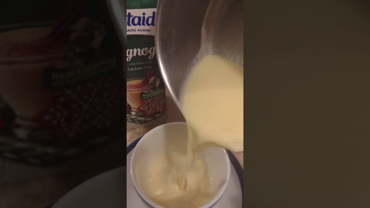 Lactaid Eggnog latte YouTube