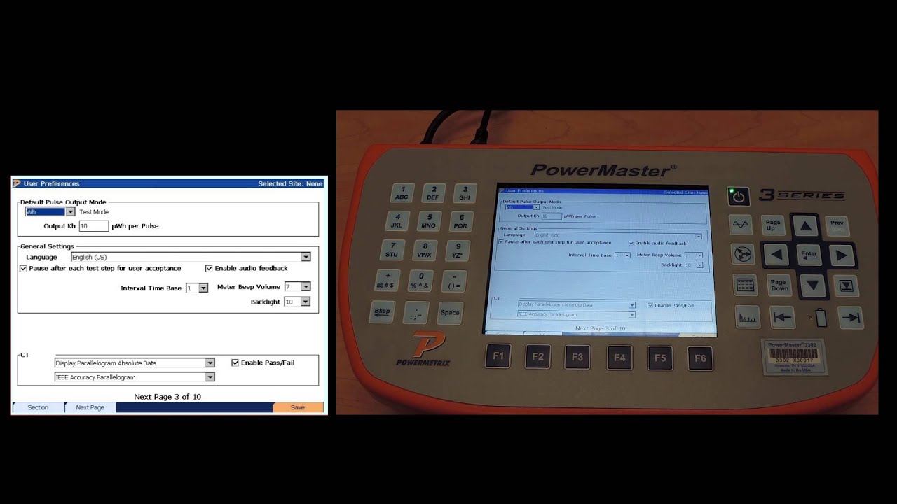 Electric Meter Testing, Powermetrix