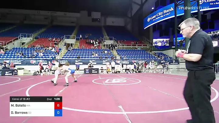 120 Lbs Consi Of 16 #2 - Matthew Botello, Massachu...