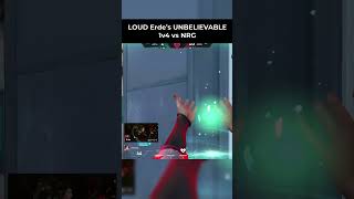 LOUD Erde’s UNBELIEVABLE 1v4 vs NRG 😱 | VCT Champions 2026 #valorant