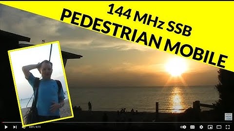 144 MHz pedestrian mobile SSB from the beach