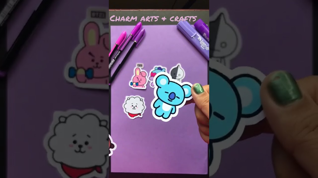 BTS BT21 Sticker Set for Journal
