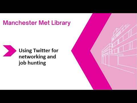 Using Twitter for networking and job hunting