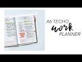 My Work Planner | A6 Hobonichi Techo | LindseyScribbles