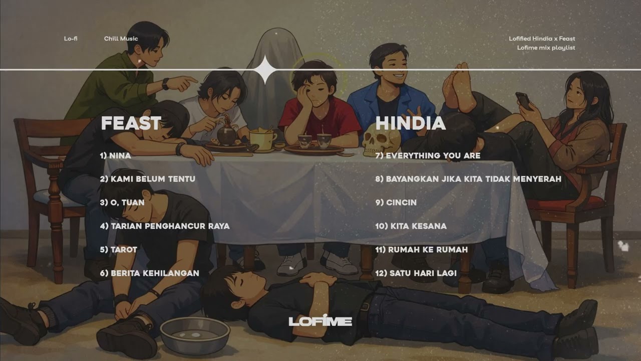Best song of Hindia x Feast Lofi Version Playlist