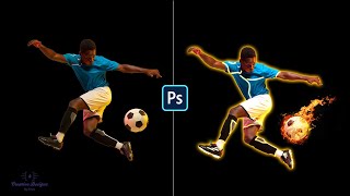 Glow Effect In Photoshop | Neon Effect | Fire Effect | Photoshop Tutorial screenshot 1