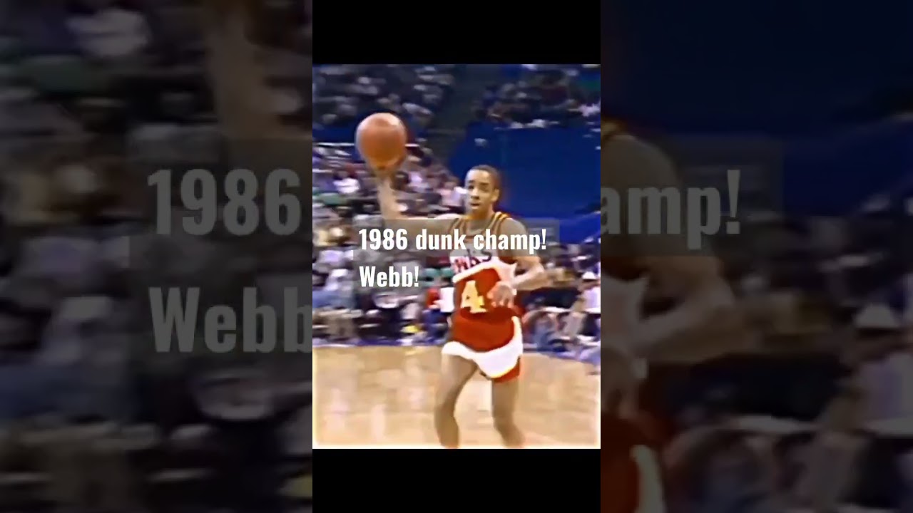 1986 dunk champ at 5&rsquo;6!! Spud Webb!