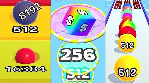 Jelly Run 2048 [High Score 16M] vs Ball Run 2048 Infinity | Max Level | Ball Run Infinity | Ep.4