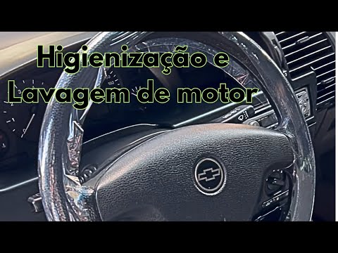 Higienização e lavagem de motor na Zafira 