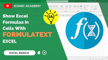 How to Use FORMULATEXT Function to show Formula in Cells in Excel || ICONIC ACADEMY