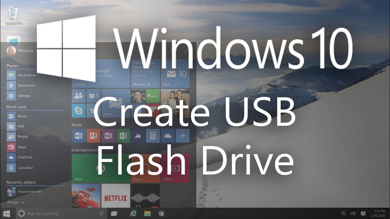 gaming logo How To Create A Windows 10 USB Flash Drive