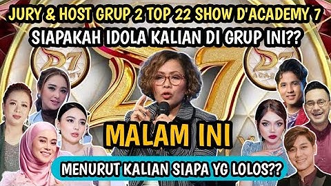 JURY & HOST GROUP 2 TOP 22 SHOW DANGDUT ACADEMY 7 2025 |dangdut academy 7 d