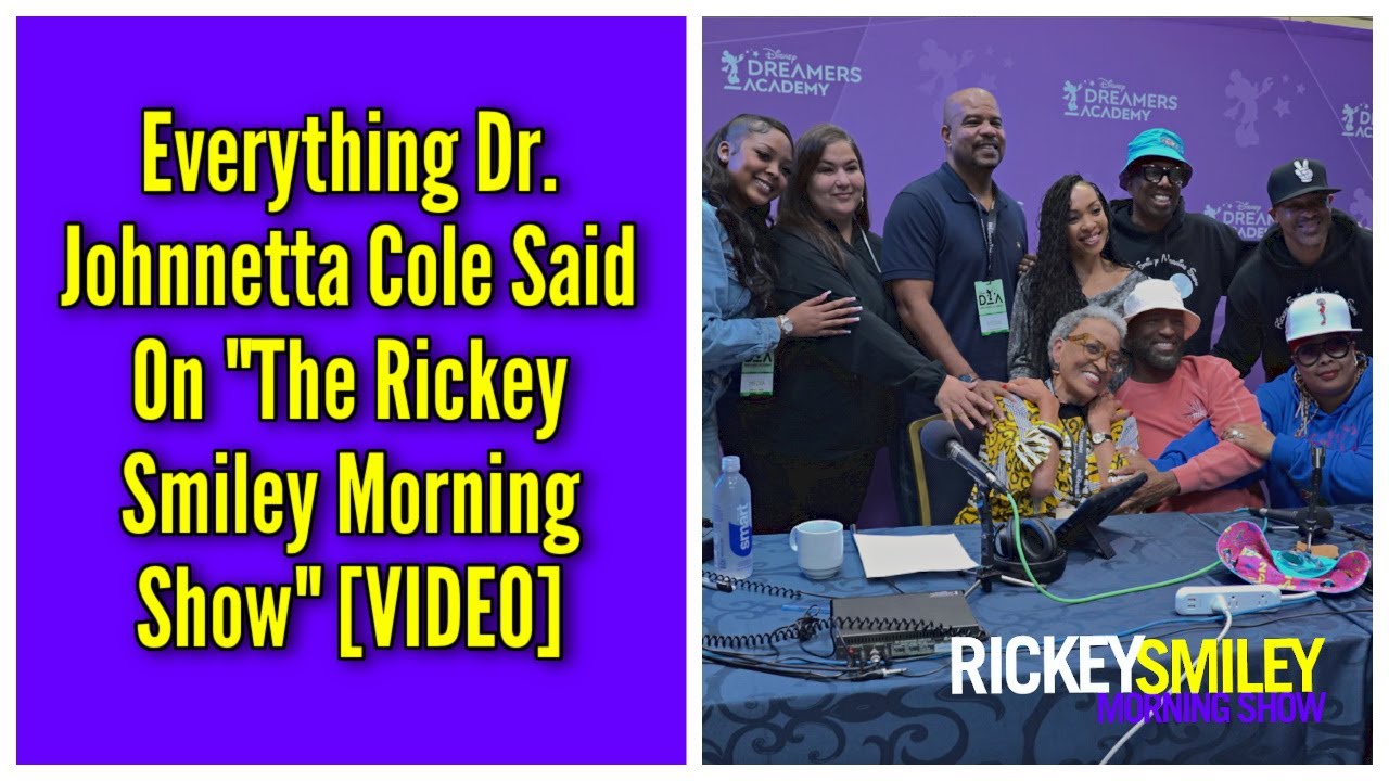 Everything Dr. Johnnetta Cole Said On “The Rickey Smiley Morning Show”