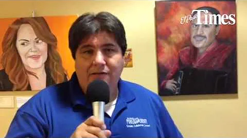 Jack Galindo describes an exhibit of artwork depic...
