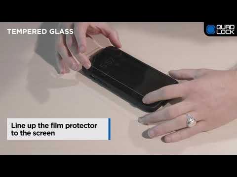 Protection d'écran en verre trempé - iPhone - Quad Lock® Canada