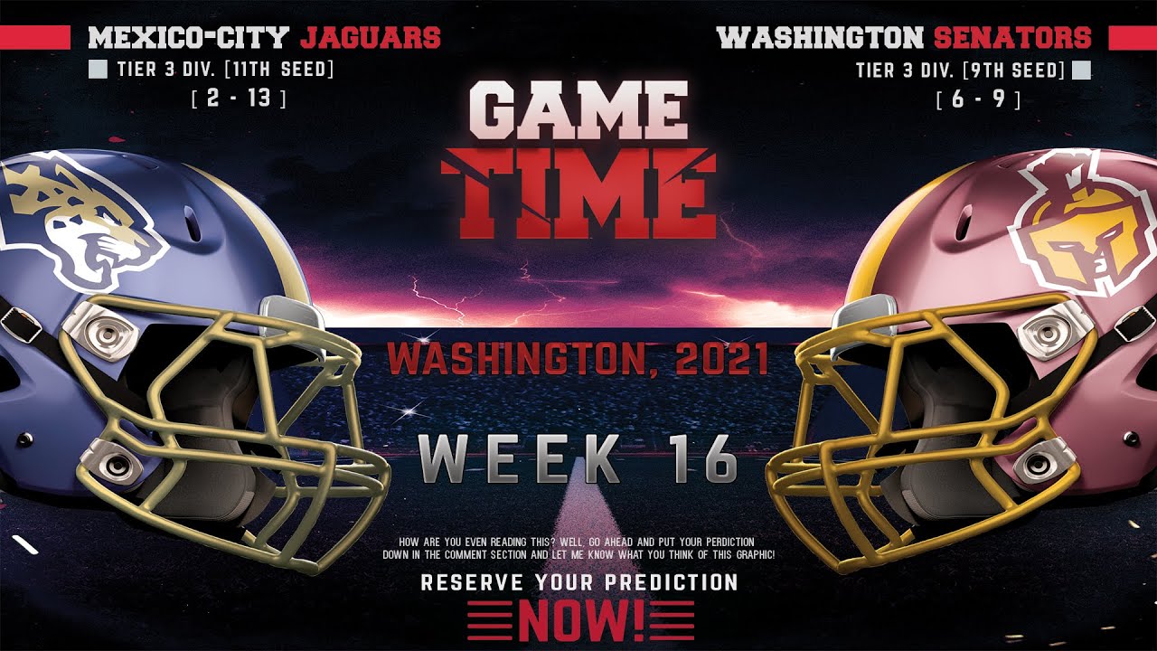 Is There Even A Chance For Washington? - Jaguars @ Senators [AXIS FOOTBALL  2020,Simulation,AI vs AI] 