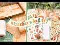 STUDIO VLOG 07: winter update, packing orders and custom tissue paper! | Laurel Mae Art