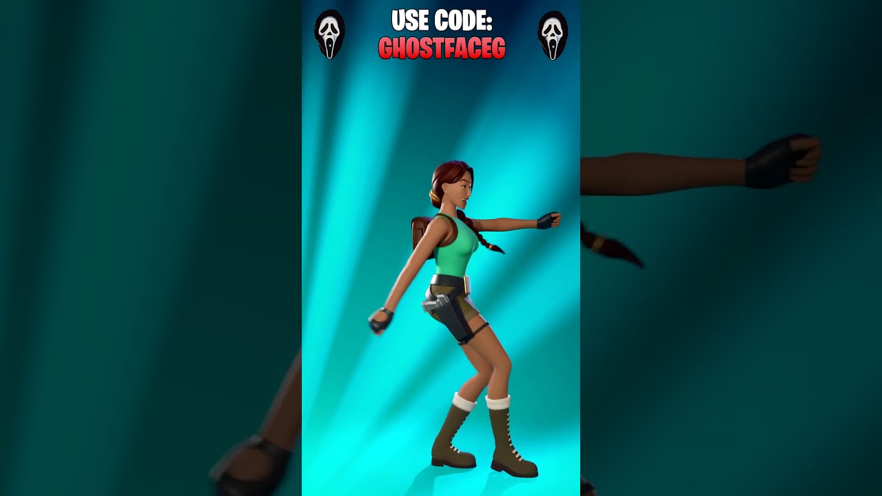 Lara Croft (Classic) - PELIGROSA - Fortnite Emote 