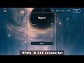 How to create login and register || HTML || CSS || JavaScript