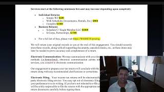 Free Tax Engagement Letter Template for Accountants | Download & Customize in Word