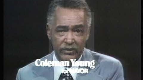 Coleman Young [Democratic] 1973 Campaign Ad "If You Read the News"