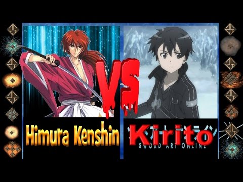 Kenshin-(Rurouni-Kenshin)-vs-Kirito-(Sword-Art-Online)---Ulti