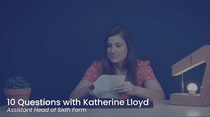 10 Questions with Katherine Lloyd | Tenby A Levels