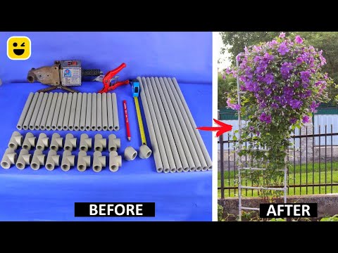 Vídeo: Como Fazer Um Suporte Para Clematis