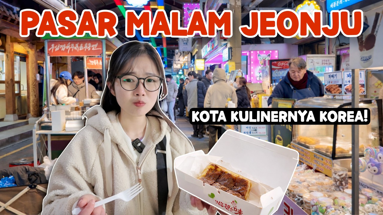 STREET FOOD DI PASAR MALAM JEONJU🇰🇷 | Muslim Friendly