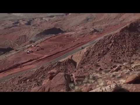 US 89 Landslide - Final Phase Of The Repair (February 2015)