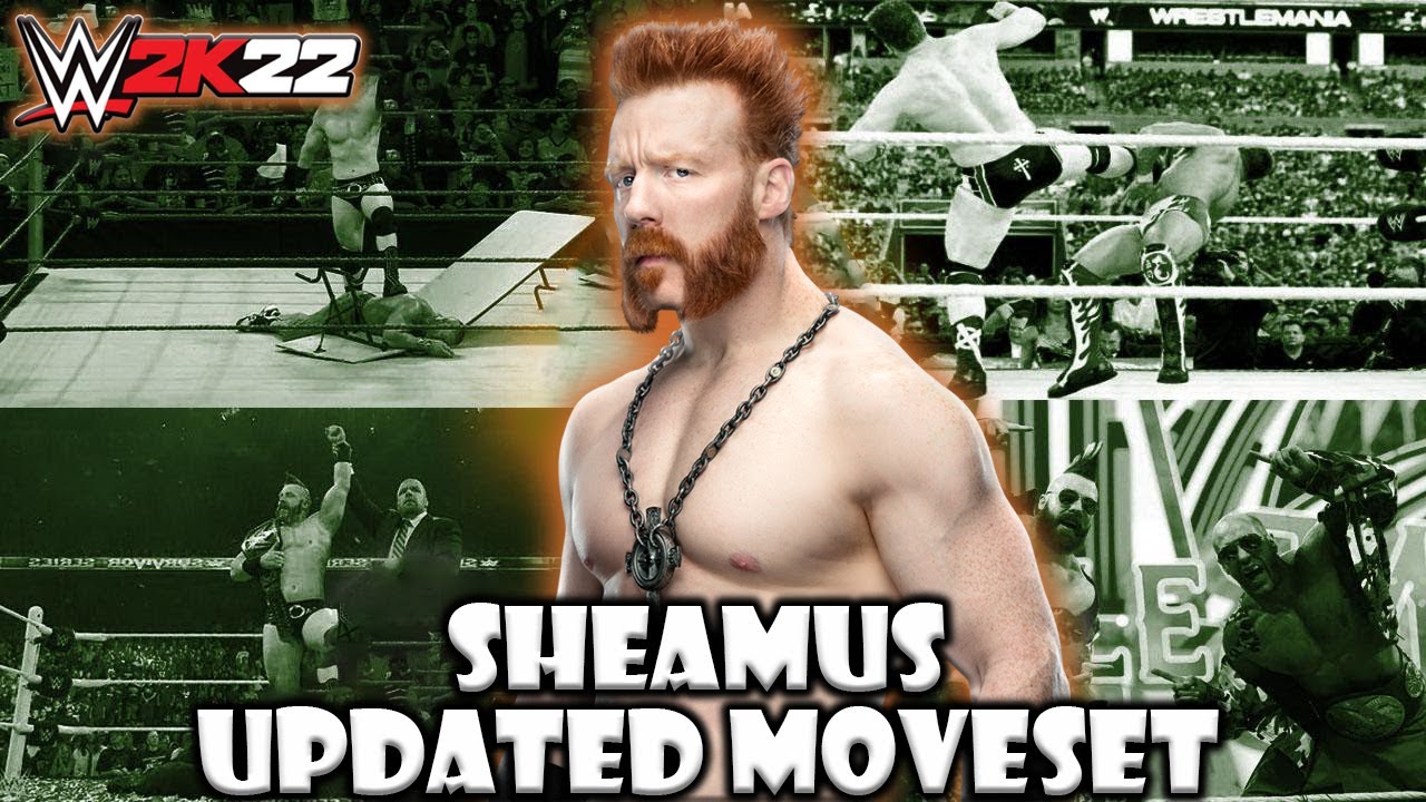 WWE 2K22 Sheamus Updated Moveset - YouTube