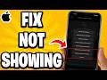 How To Fix Trust This Device Not Showing On iPhone