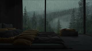 Window Rain As Natural Therapy Against Stress And Anxiety | Rain Sounds For Sleeping