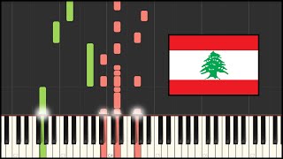 Lebanon National Anthem (Piano Tutorial)