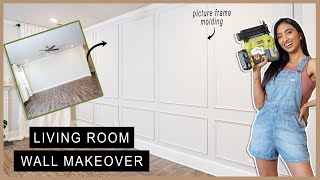 Wall molding designs for living room | How to transform a boring wall under $200| Shikhasingh1303 by Shikha Singh 9,162 views 1 year ago 11 minutes, 2 seconds