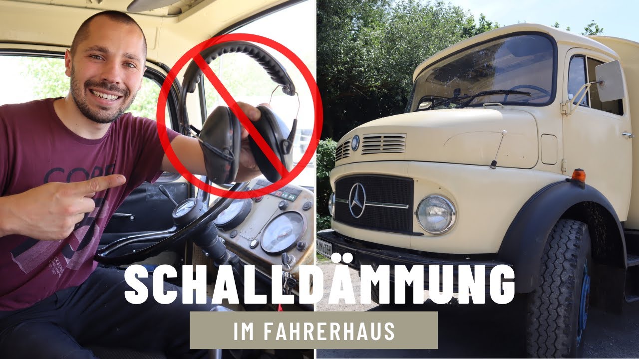 Fahrerhaus vom Kurzhauber: Schalldämmung und Entdröhung, Alubutyl, Ep. 10  Ausbau