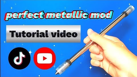 〚Penspinning〛How do you create the perfect metallic mod?👈🤔My original mod tutorial.