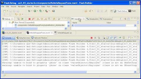 Flex in a Week :: v3 03 Dispatching a VO from the custom component