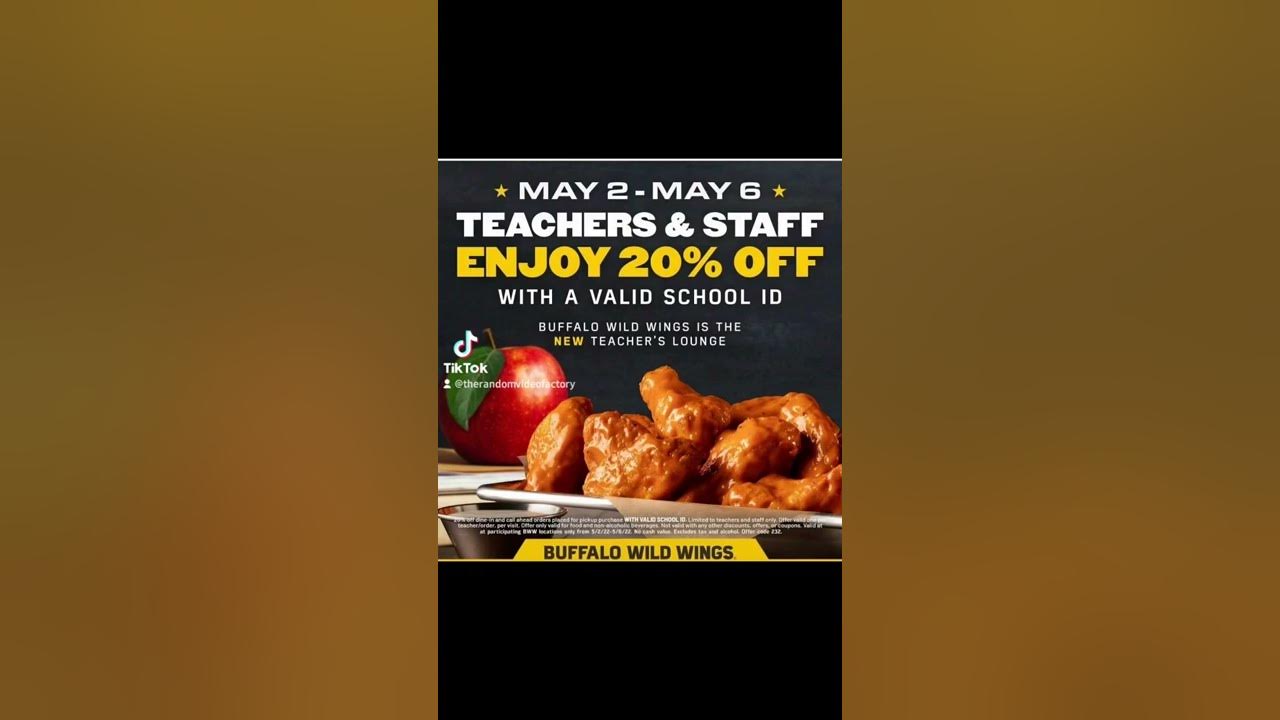 Buffalo Wild Wings (Teacher's Appreciation Week) YouTube