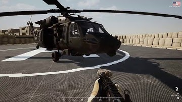 SQUAD Alpha 16 - First Helicopter Training session